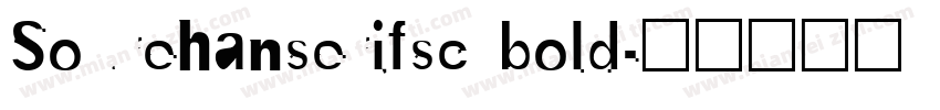 Sourehanserifsc bold字体转换